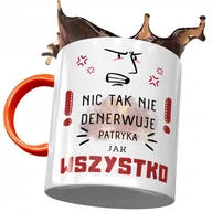 Kubki - Kubek Pomarańczowy dla Patryka Męża Kolegi Prezent z Nadrukiem ze Zdjęciem + Opakowanie na prezent (wzór 04) - miniaturka - grafika 1