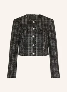 Guess Kurtka Z Tweedu Sandra Z Błyszczącą Przędzą schwarz - GUESS - Marynarki i żakiety damskie Guess Kurtka Z Tweedu Sandra Z Błyszczącą Przędzą schwarz - GUESS - Marynarki i żakiety damskie - miniaturka - grafika 1