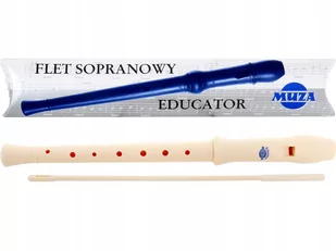 Muza Flet szkolny plastikowy MUZA sopranowy EDUCATOR 00002MUZ - Instrumenty dęte - miniaturka - grafika 1