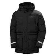 Kurtki męskie - Męska Kurtka zimowa pikowana HELLY HANSEN REINE PUFFY JACKET 53676_990 – Czarny - miniaturka - grafika 1