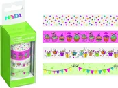 Scrapbooking - Heyda, ozdobne taśmy dekoracyjne, 4 sztuki - miniaturka - grafika 1