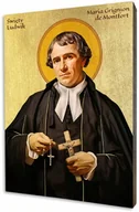 Ikony i obrazy sakralne - Ikona świętego Ludwika Marii Grignion de Montfort - miniaturka - grafika 1