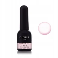 Utwardzacze do paznokci - Didier, Płynny żel, Premium Gel Liquid, Pink Glass - miniaturka - grafika 1