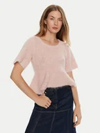 Swetry damskie - Munthe Sweter Taisa 243160624373 Różowy Regular Fit - miniaturka - grafika 1