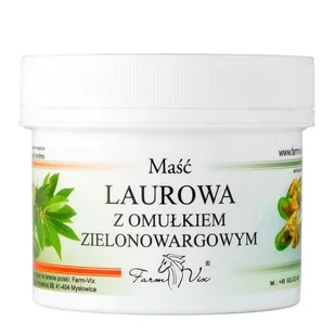 FARMVIX FarmVix Maść Laurowa z Omułkiem Zielonowargowym 150ml 021FAXMASLO - Żele i maści lecznicze - miniaturka - grafika 1