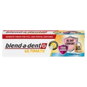 Higiena protez i aparatów ortodontycznych - Blend-a-dent Ultimate Fresh, krem adhezyjny do protez, 40 ml - miniaturka - grafika 1