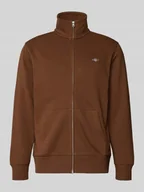 Bluzy męskie - Bluza rozpinana z wyhaftowanym logo - miniaturka - grafika 1