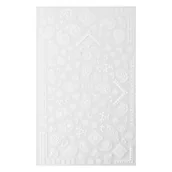 Ozdoby do paznokci - Naklejki do paznokci cienkie samoprzylepne białe Nr F373 - miniaturka - grafika 1