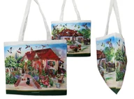 Torby i wózki na zakupy - Torba płócienna - Village Life (CARMANI) - miniaturka - grafika 1
