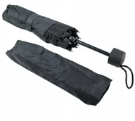 Parasole - SKŁADANY PARASOL CZARNA MAŁA PARASOLKA DAMSKA MĘSKA UNISEX - miniaturka - grafika 1