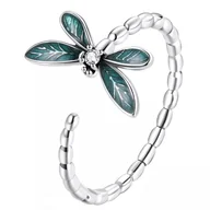 Pierścionki - Pierścionek Srebrny - PIERŚCIONEK WAŻKA - miniaturka - grafika 1