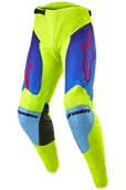 Odzież motocyklowa - Spodnie Cross Alpinestars Racer Żółty Fluorescencyjny/Niebieski/Granatowy34 - miniaturka - grafika 1
