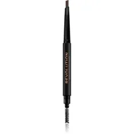 Akcesoria i kosmetyki do stylizacji brwi - MAKEUP REVOLUTION Duo Brow Definer Pencil Kredka do brwi Light Brown 0,3g MR Light Brown 0.2 g - miniaturka - grafika 1