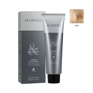 ALLWAVES Farba do włosów 9.06 Ciepły Bardzo Jasny Blond 100 ml - Farby do włosów i szampony koloryzujące - miniaturka - grafika 2