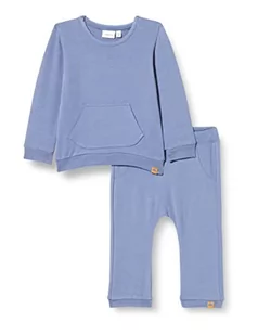 NAME IT Zestaw bluzy dziecięcej Nbndakki Ls Sweat Unb Unisex, Dziki wiatr, 74 - Odzież sportowa dziecięca - miniaturka - grafika 1