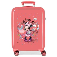 Walizki - Disney Minnie Lovin Life Walizka kabiny Różowy 38x55x20 cms Sztywne ABS Zamknięcie kombinowane boczne 34L 2 kg 4 Podwójne koła Bagaż ręczny, Różowy, Walizka kabinowa - miniaturka - grafika 1