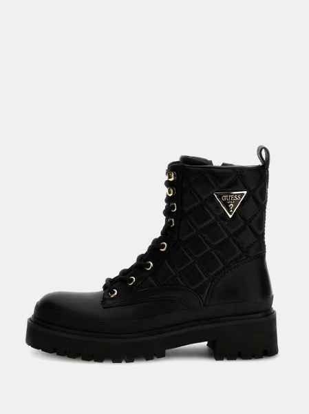 tronchetto e stivaletto donna guess flfbd2 fal10 blkbr
