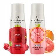 Syropy i koncentraty owocowe - SodaStream Syrop do Saturatora Malina Zero + Grapefruit Grejpfrut Bez Cukru - miniaturka - grafika 1