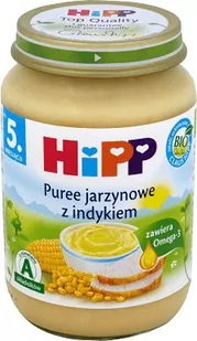 Hipp BIO Puree jarzynowe z indykiem po 5. miesiącu 190 g - Dania dla dzieci - miniaturka - grafika 1