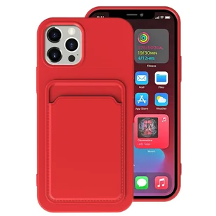 König Design Etui kompatybilne z Apple iPhone 13 Plastikowe, miękkie etui na telefon komórkowy - Czerwone etui na telefon komórkowy - Etui i futerały do telefonów - miniaturka - grafika 1