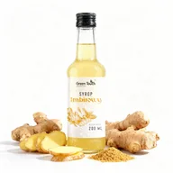 Syropy i koncentraty owocowe - Syrop imbirowy 200 ml zdrowy naturalny bez barwników i konserwantów - miniaturka - grafika 1