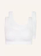 Biustonosze - Jockey Biustonosz Bustier Modern Micro Seamfree, 2 Szt weiss - miniaturka - grafika 1