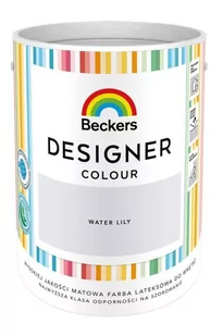 Beckers Farba wewnętrzna DESIGNER COLOUR 5 l Water Lily - Farby wewnętrzne - miniaturka - grafika 1