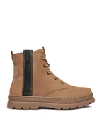 Botki męskie - Lasocki Trzewiki CEO-DINAR-01 MI08 Beżowy - miniaturka - grafika 1