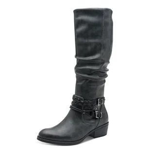 Marco Tozzi Damskie 2-25503-45 modne kozaki, antracytowe COM, 38 EU, Anthracite Com, 38 EU - Kozaki damskie - miniaturka - grafika 1