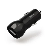 Ładowarki samochodowe - ŁADOWARKA SAMOCHODOWA USB 2xUSB) 12V 2,4A CZARNA) - miniaturka - grafika 1