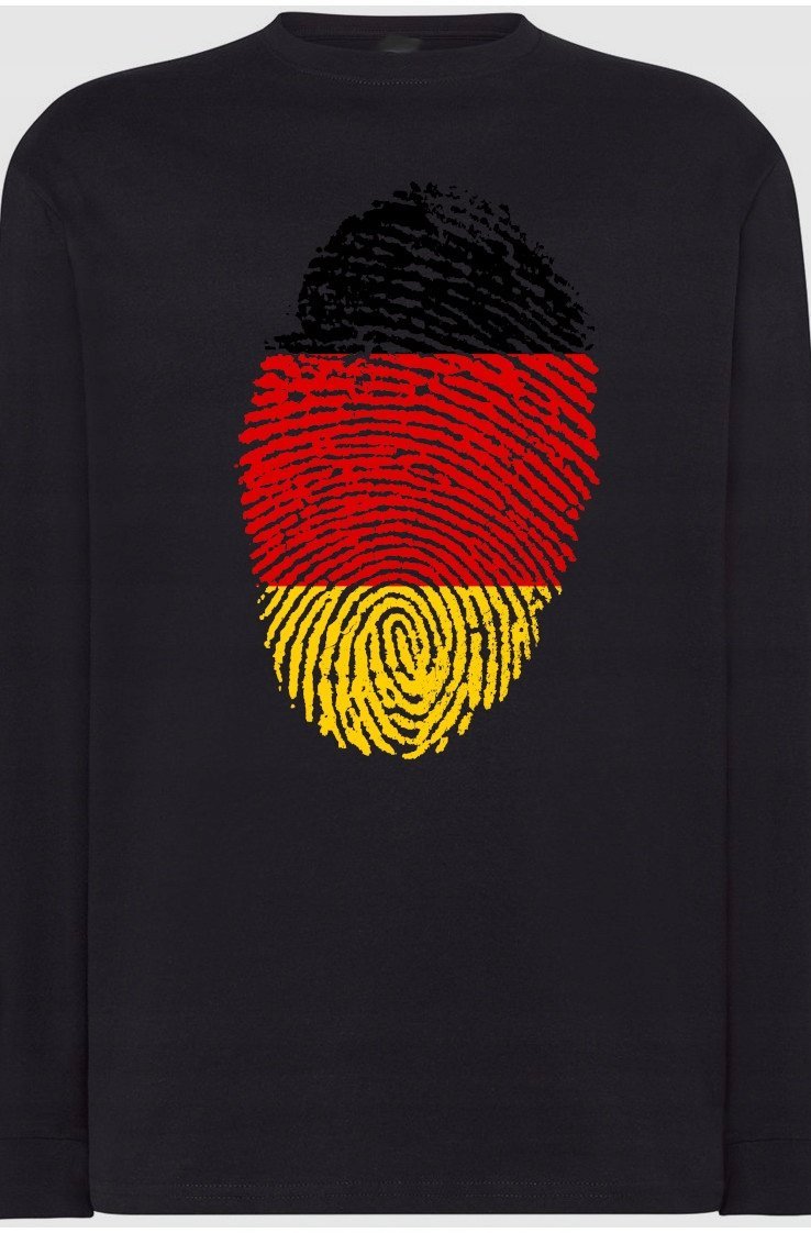 Niemcy Flaga Odcisk Bluza Longsleeve Rozm.4XL