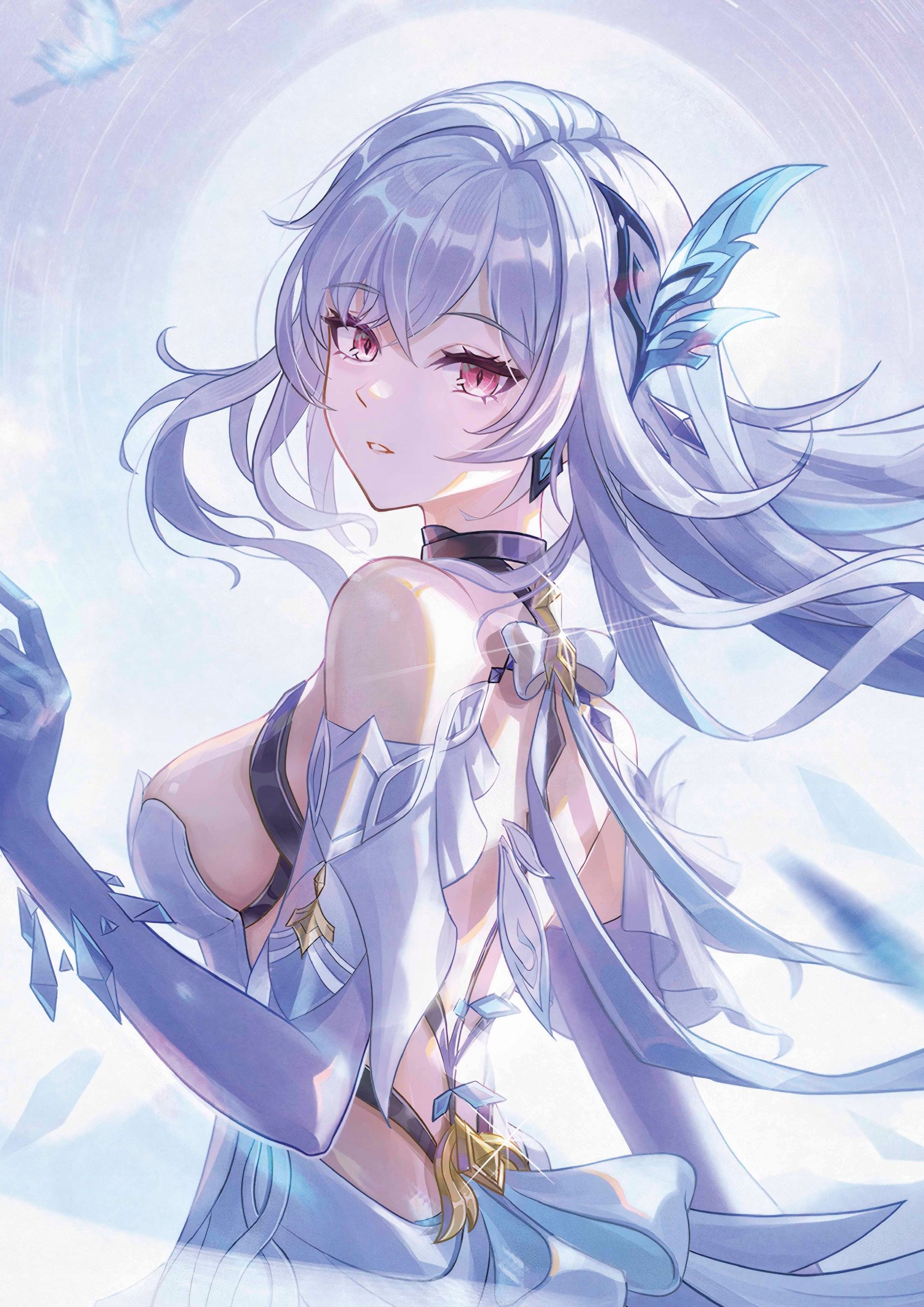 Plakat A3 Genshin Impact Anime Gra Skirk
