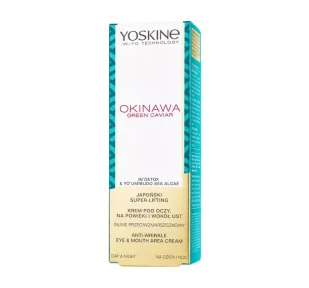 Yoskine Okinawa Green Caviar krem pod oczy, na powieki i wokół ust 15 ml - Kosmetyki pod oczy - miniaturka - grafika 1
