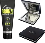 Balsamy i kremy do opalania - 7suns Constant Bronze CBD&Carrot Oil Accelerator Lotion 250ml + Podwójne Lusterko Gratis - miniaturka - grafika 1
