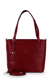 Torebka Damska Skórzana Vera Pelle Bordowa - Torebki damskie Torebka Damska Skórzana Vera Pelle Bordowa - Torebki damskie - miniaturka - grafika 1