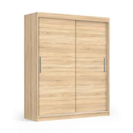 Szafy - Duża Szafa Przesuwna 180Cm Dąb Sonoma - miniaturka - grafika 1