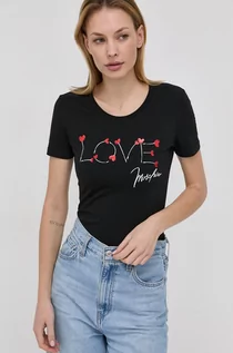 Koszulki i topy damskie - Love Moschino T-shirt damski kolor czarny - grafika 1