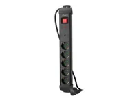 Listwy zasilające - Listwa zasilająca Lanberg SP1 5m 5x 230V Schuko czarna - miniaturka - grafika 1