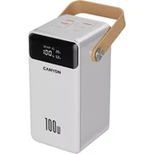 Powerbanki - Powerbank CANYON OnPower 610 60000 mAh 100W Biały - miniaturka - grafika 1