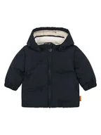 Bluzy i sweterki niemowlęce - Steiff Kurtka pikowana w kolorze czarnym - miniaturka - grafika 1