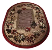 Dywany - Czerwono-brązowy owalny dywan klasyczny T6-W69 - miniaturka - grafika 1