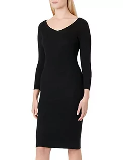 Sukienki - Naf Naf Sukienka damska, czarny, XL - grafika 1
