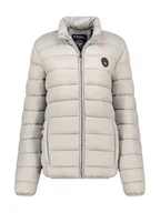 Kurtki damskie - Geographical Norway Kurtka pikowana "Atikamap" w kolorze jasnoszarym - miniaturka - grafika 1