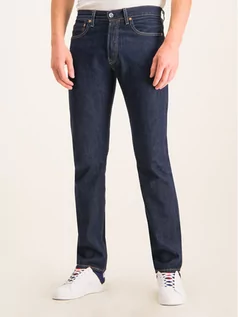 Spodnie męskie - Levi's® Jeansy 501® 00501-0101 Granatowy Original Fit - grafika 1