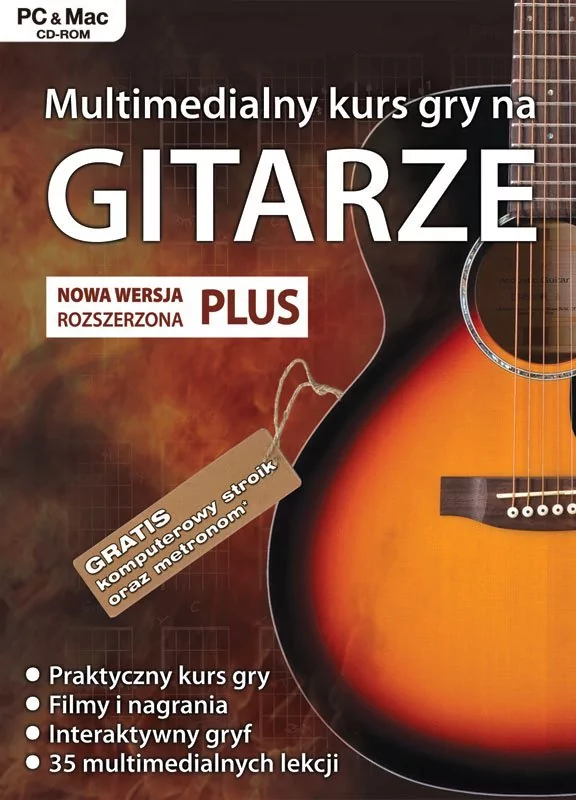 PWN Multimedialny Kurs Gry Na Gitarze wersja rozszerzona PLUS