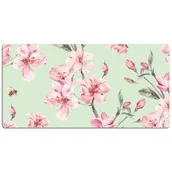 Podkładki na biurko - Podkładka mata ochrona biurka Kwiaty wiśni 120x60cm, Dywanomat - miniaturka - grafika 1