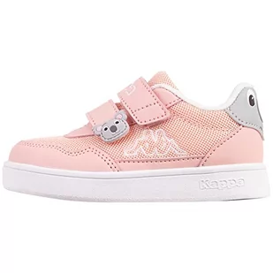 Kappa Deutschland Chłopcy uniseks dzieci STYLECODE: 280023M PIO M Sneaker, różowy/biały, 27 EU, Różowy biały, 27 EU - Moda i Uroda OUTLET - miniaturka - grafika 1