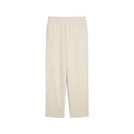 Spodnie damskie - Damskie Spodnie PUMA ESS SMALL NO. 1 LOGO COMFORT STRAIGHT PANTS TR OP 68497987 – Beżowy - miniaturka - grafika 1