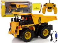 Zabawki zdalnie sterowane - Wywrotka Budowa 2.4G R/C Żółta 1:12 Dźwięk - miniaturka - grafika 1