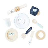 Zabawy w naśladowanie dorosłych - Zastawa obiadowa drewniana  Le Toy Van - miniaturka - grafika 1